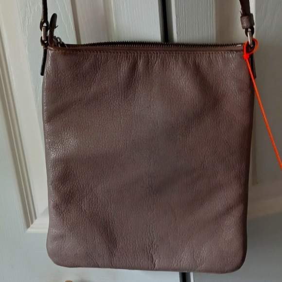 Loewe Handpainted Gray/Taupe Genuine Leather Crossbody - Picture 2 of 7